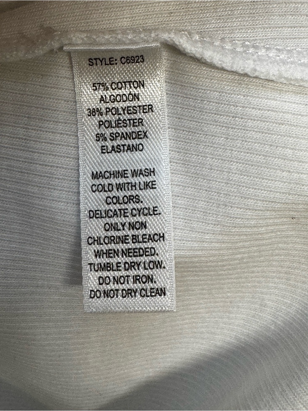 Felina White Ribbed Tank - Picture 3 of 5